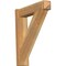 Ekena Millwork Traditional Rough Sawn Arts and Crafts Outlooker, Western Red Cedar, 6"W x 24"D x 28"H OUT06X24X28TRA03RWR - alternate 1